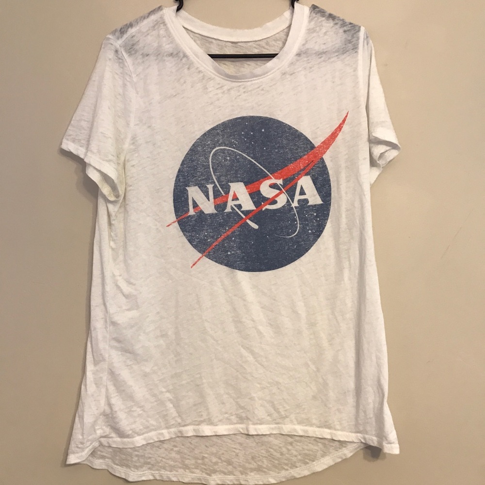 White NASA Tee